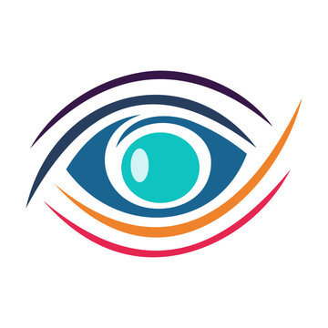 eye logo icon template symbol 3