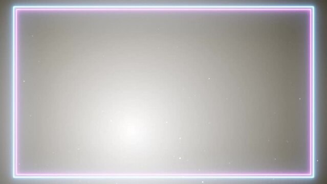 白壁とネオンフレーム BG03_01