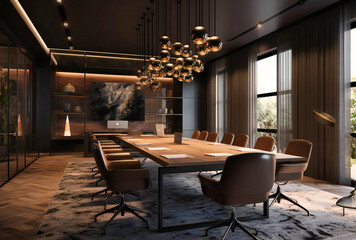 meeting room, corporate interior design