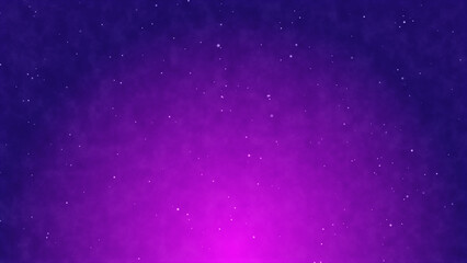 光るパーティクルとピンクパープルのグラデーション背景、サイケデリックイメージ © TKM