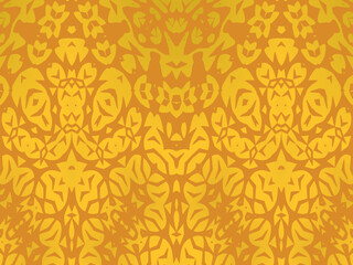 Luxurious abstract design, colorful. Unique gradient ornament. Batik illustration. Modern Exclusive Design. Creative elegant design for your art projects.