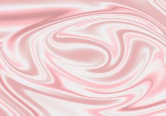 silk fabric abstract pink background texture with waves, liquid texture