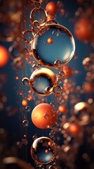 Bubbles texture background