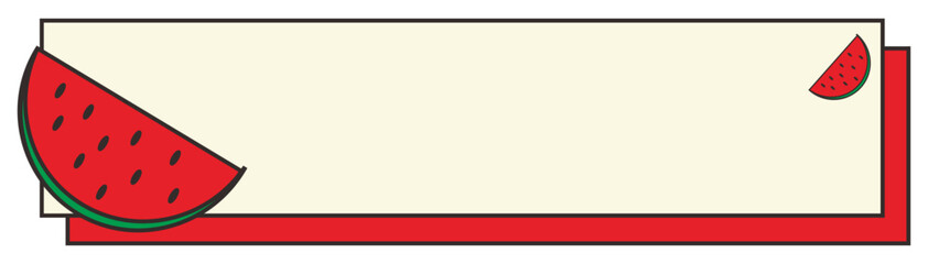 Name Border Element Vector