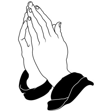 recommend clip art: Illustration of hands of an apostle in prayer position, praying hands, religious praying hands