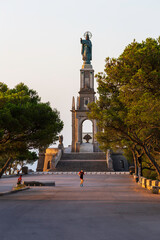 Monument Cristo Rei, Mallorca, Spain. - 608921602