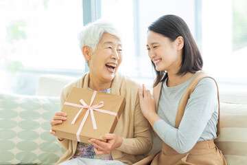 祖母と孫