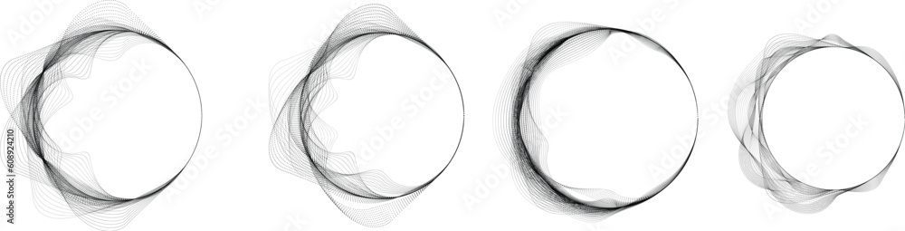 Poster abstract flow lines background . from order to chaos .fluid wavy shape .striped linear pattern . mus