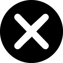 X mark vector icon eps 10. Remove symbol. Delete sign.