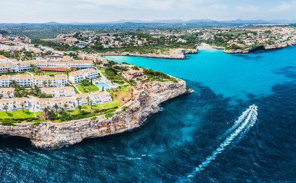 view of the sea from the sky