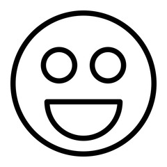 laugh line icon