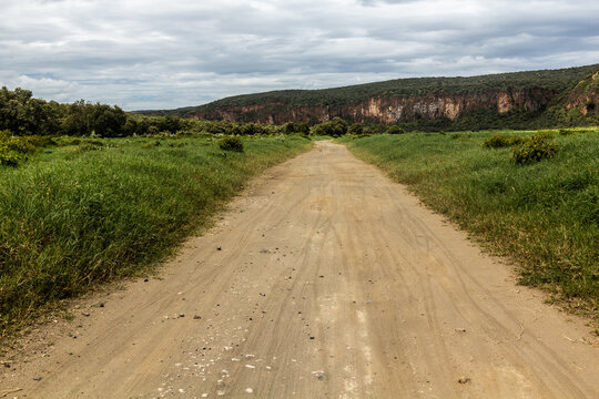 Track in the Hell's Gate National Park, Kenya