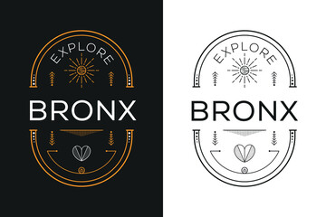 Bronx City Design, Vector illustration.