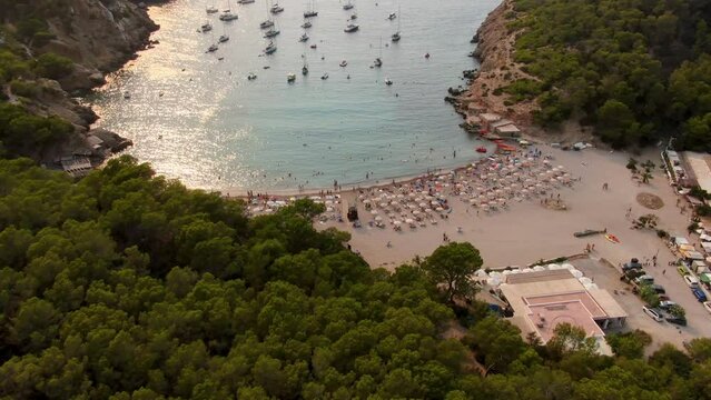 Ibiza Cala Benirras con Drone