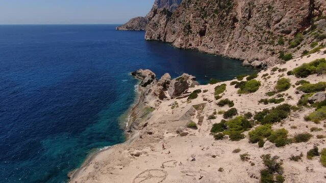 Ibiza Playa de Atlantis con drone