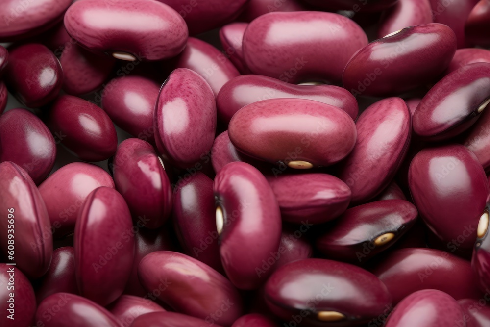 Poster bean vigna background raw. generate ai