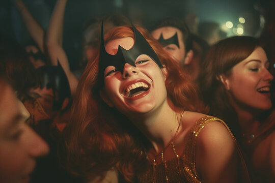 dancing people in the night club