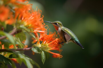 Fototapeta premium Hummingbird flying