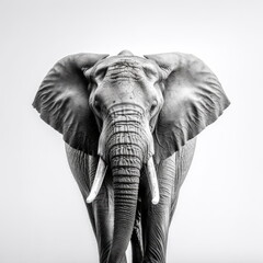 Obraz premium elephant on white background