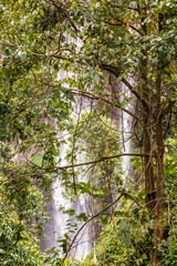 Fototapeta premium View of Sipi falls, Uganda