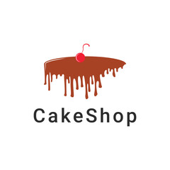 Cake Shop logo design template for cake business