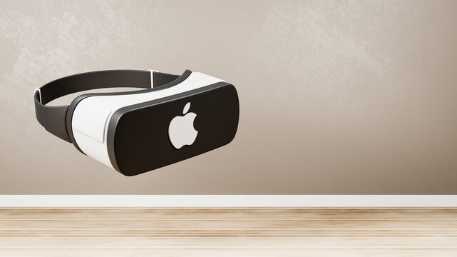 Apple VR Headset in the Room
