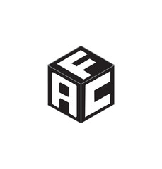 These vectors are cube letter logo design in beautiful background.