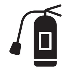 fire extinguisher glyph icon