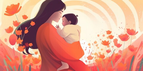 mother's day celebration, generative Ai