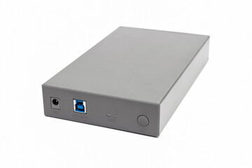 external case for hdd on a white background