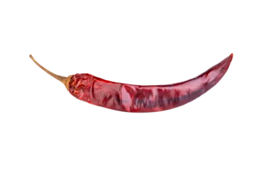 Foto op Aluminium Dried red chili png background © Rony