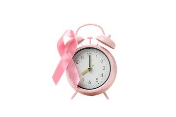 PNG, World Cancer day, concept of female cancer, isolated on white background