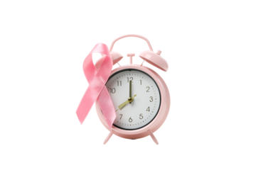 PNG, World Cancer day, concept of female cancer, isolated on white background