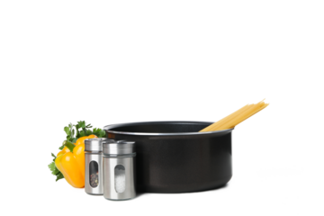 PNG, Concept of kitchen supplies and kitchen dish, isolated on white background