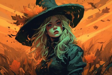 Cute Halloween Witch