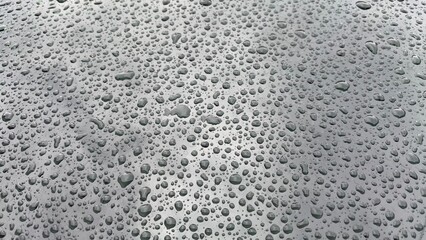 water drops on the surface