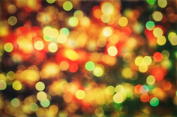 Colorful abstract background. Blurred and glowing colorful lights.