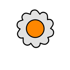 Groovy Flower Illustration 