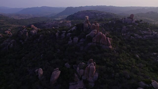 The large Deccan Plateau of the Indian Subcontinent is located between the Western Ghats and the Eastern Ghats, and is loosely defined as the peninsular region between these ranges that is south 