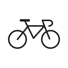 bicycle isolated on white