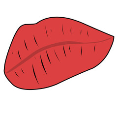 illustration of a lip