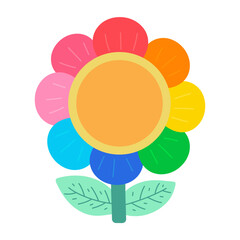 Love is Love pride month heart gender Rainbow sticker cute pastel art decoration LGBTQ sexual flower star