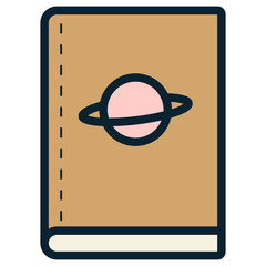 astronomy book icon