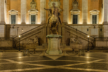 Roma, statua equestre di Marco Aurelio