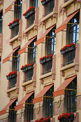 Fototapeta premium houses in the city