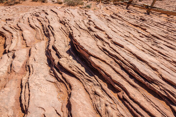 Horseshoe Bend Trail at the Glen Canyon National Recreation Area in Arizona, USA.