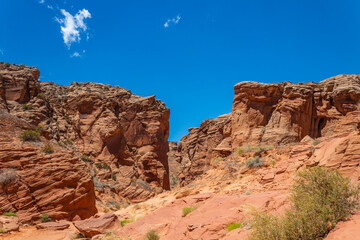 Fototapeta premium Antelope Canyon X is a slot canyon in Page, Arizona, USA, located in the exact same Antelope Canyon as the famous Upper and Lower Antelope Canyons.