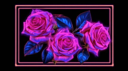 pink rose ,ai generative
