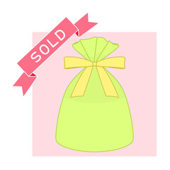 売り切れた商品（贈り物、りぼん、袋、通信販売）