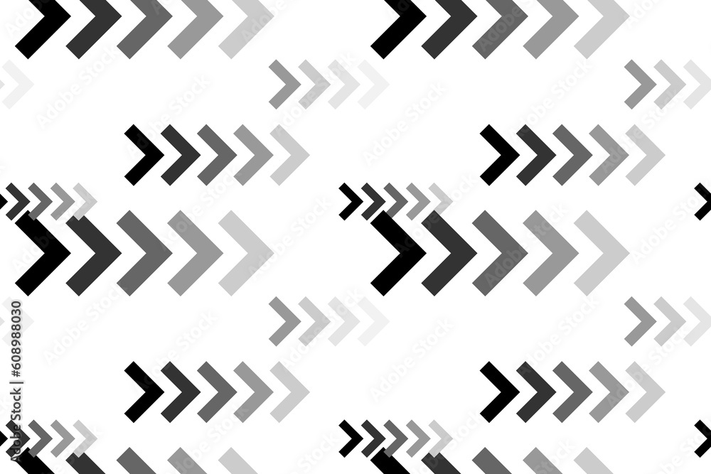 Poster seamless vector pattern black and white. abstract geometric dynamic motion background. triangle, str